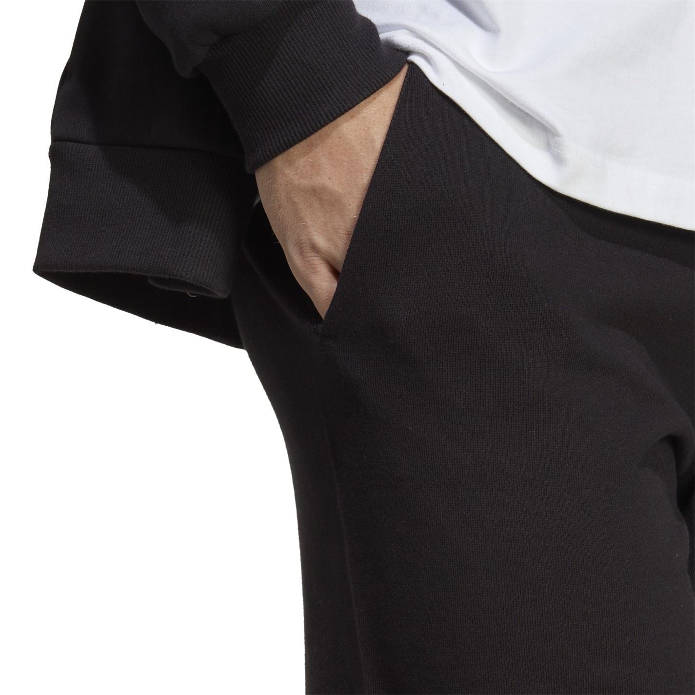 adidas Mens Big Logo French Terry Shorts