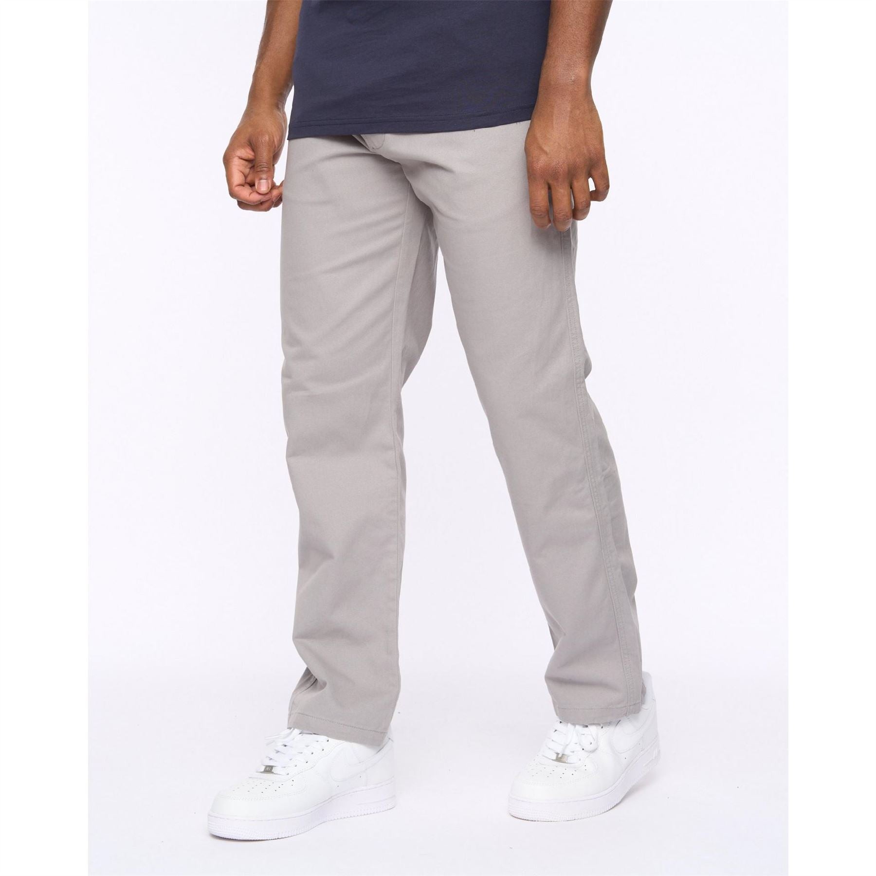 Crosshatch Blansmoore Solid Patterned Straight Trousers