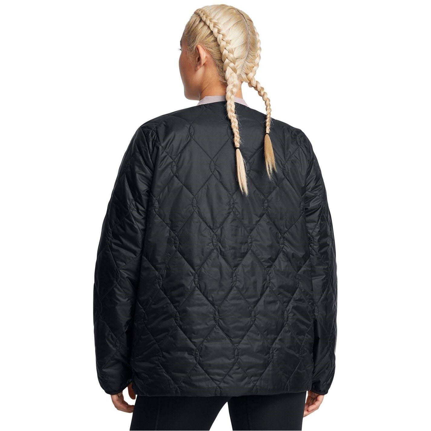 Under Armour Diamond Snap Button Zipped Pocket Puffer Jacket