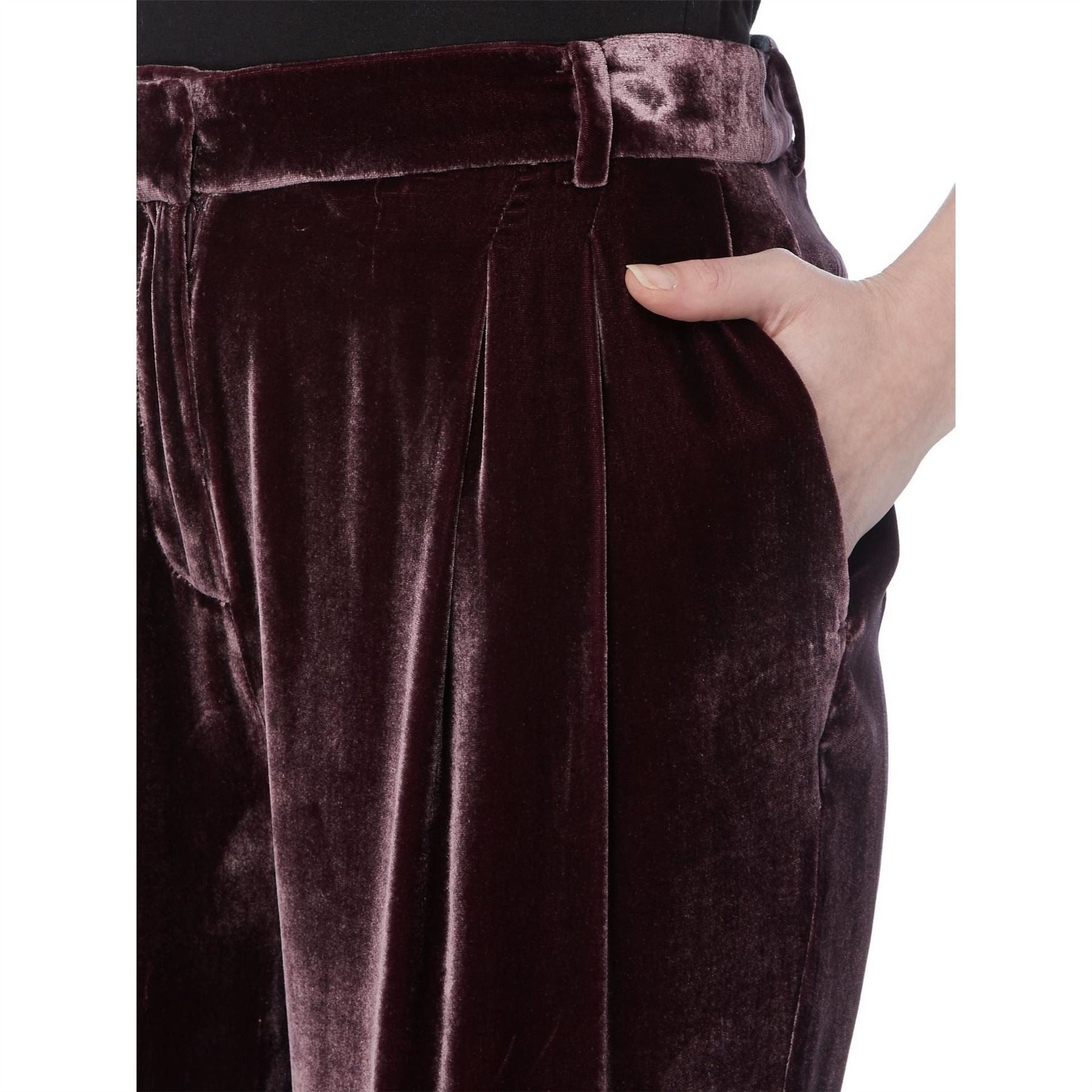 MICHAEL Michael Kors Leg Velvet Pants