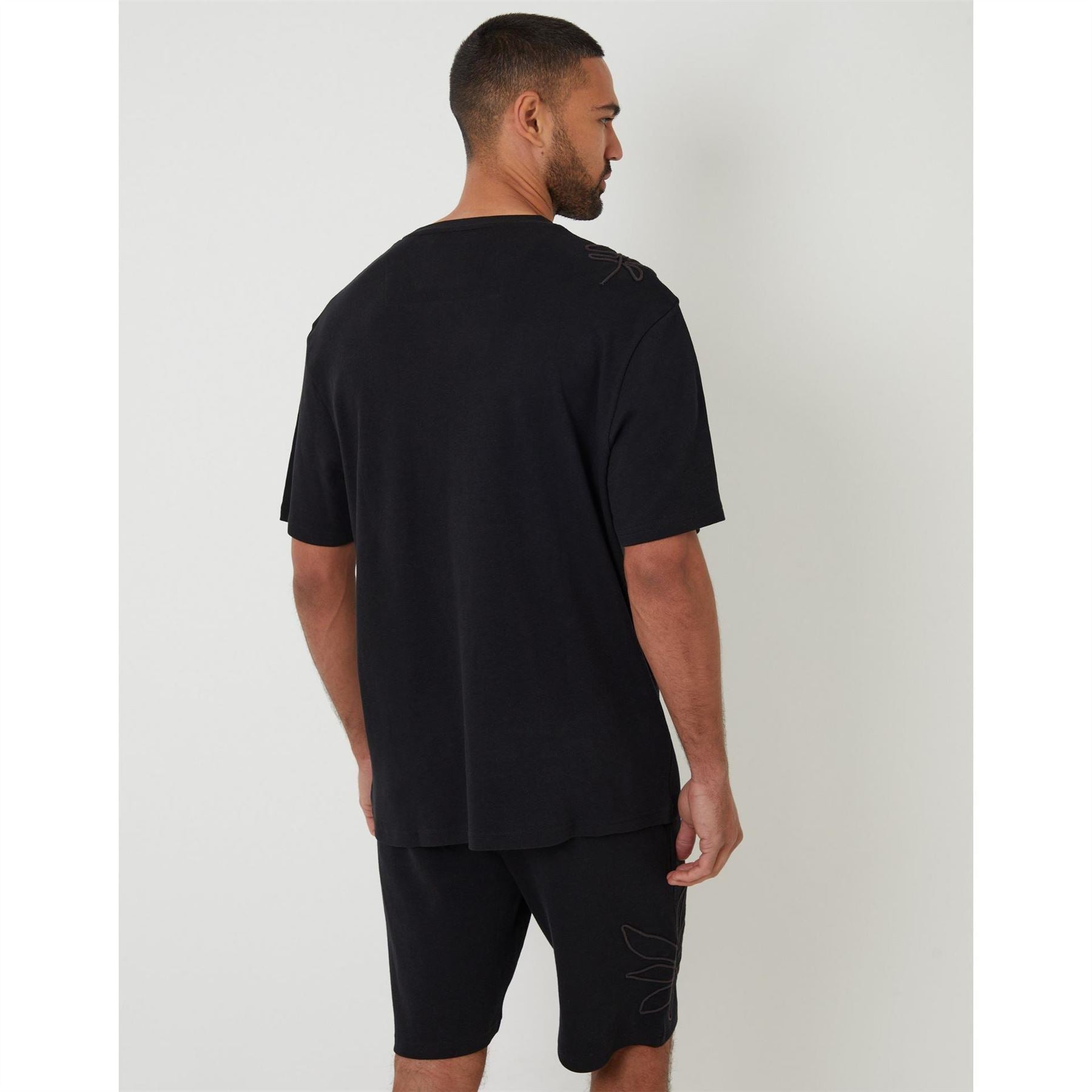 Threadbare Granada Embroidered Regular Fit T-Shirt
