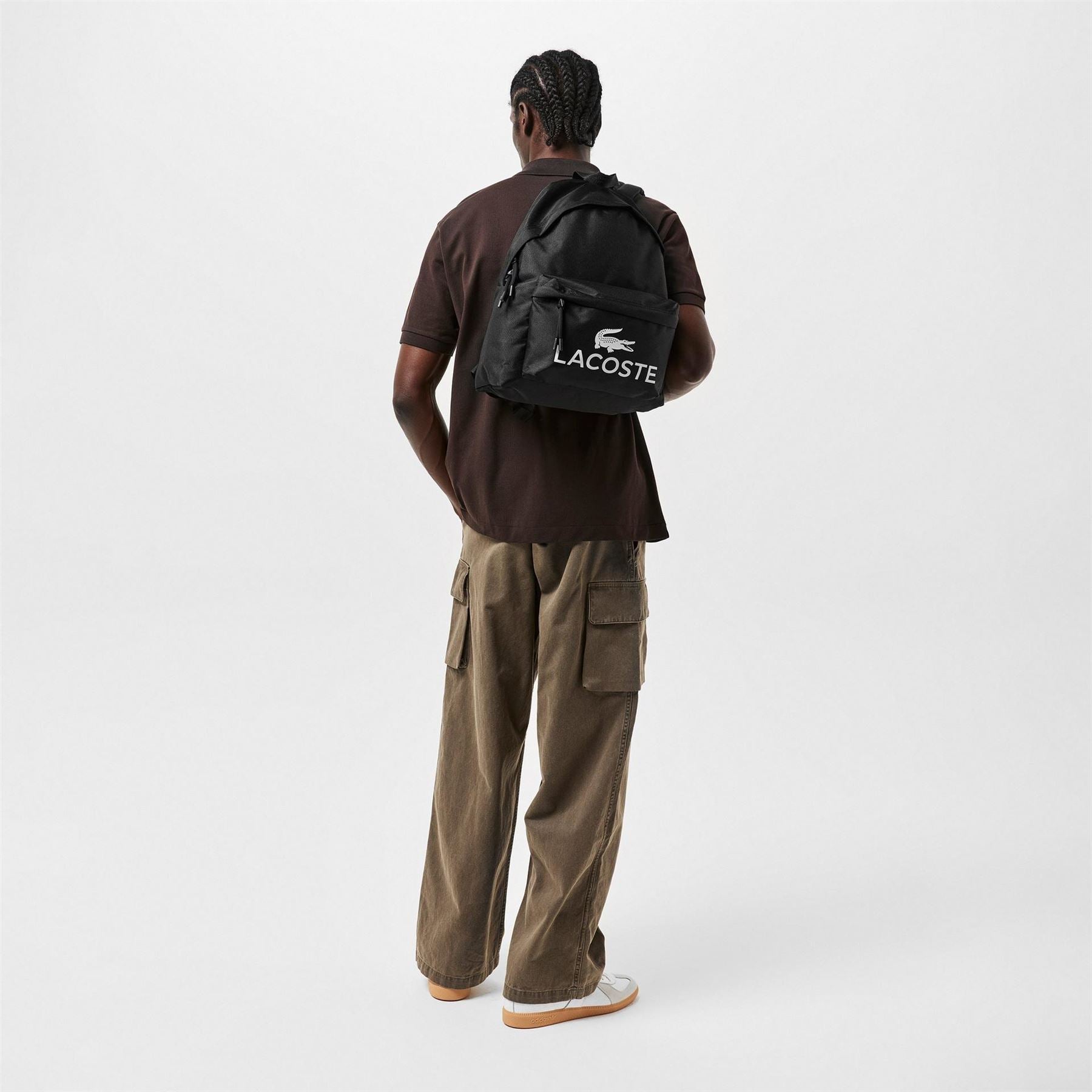 Lacoste Sport Backpack with Crocodile Print