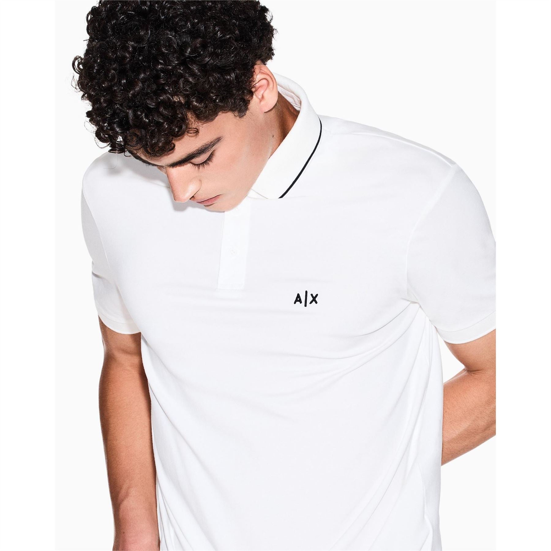 Armani Exchange Short Sleeve Polo Shirts