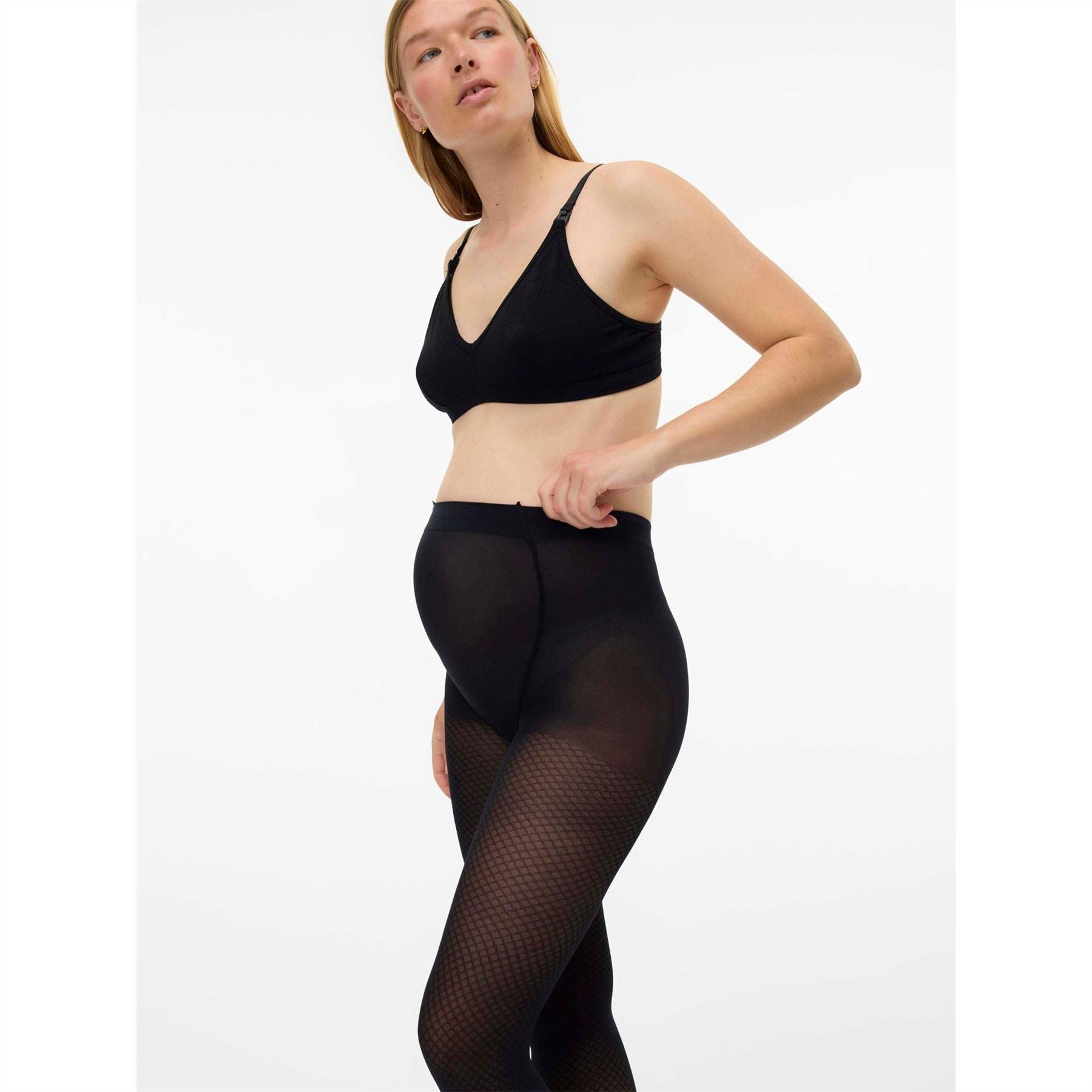 Mamalicious Mlsarah Geometric Patterned Leggings