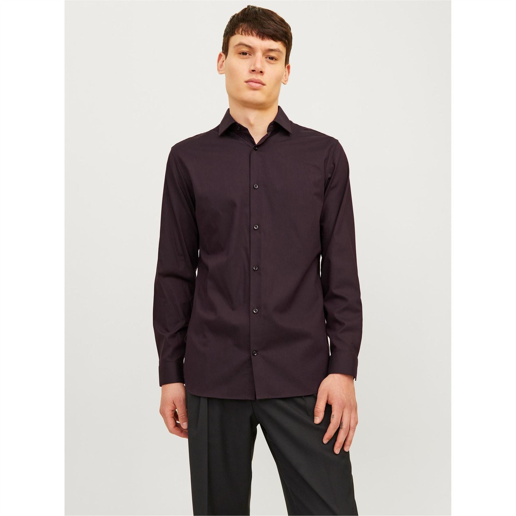 Jack and Jones Slim Fit Long Sleeve Parker Shirt