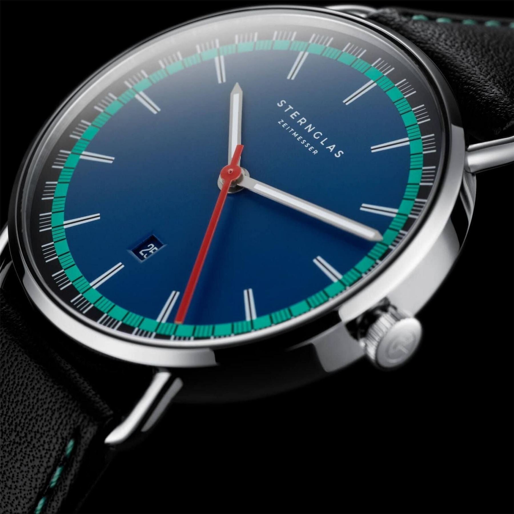 Sternglas Stainless Steel Analogue Quartz Watch