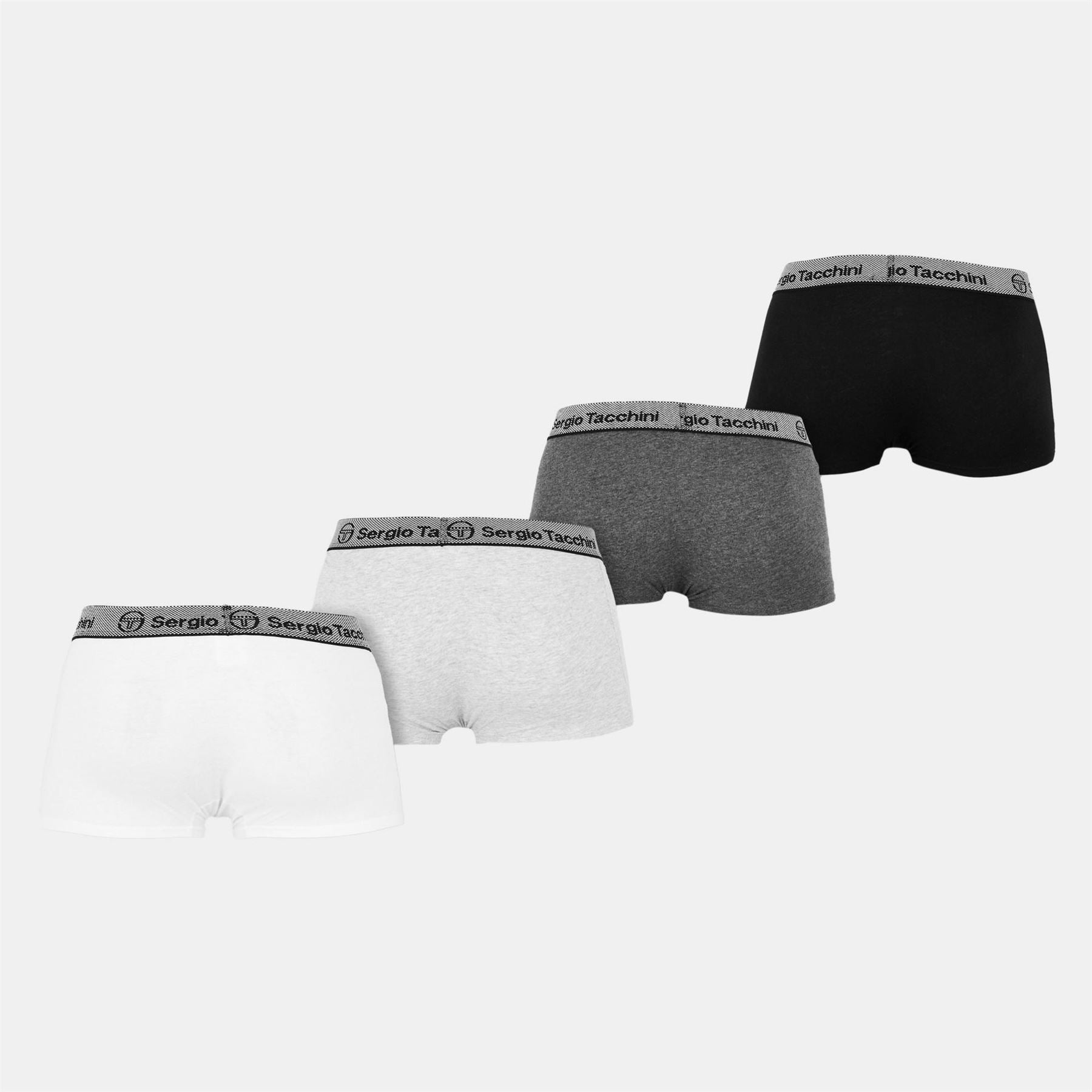 Sergio Tacchini 4 Pack Plain Design Boxer Brief