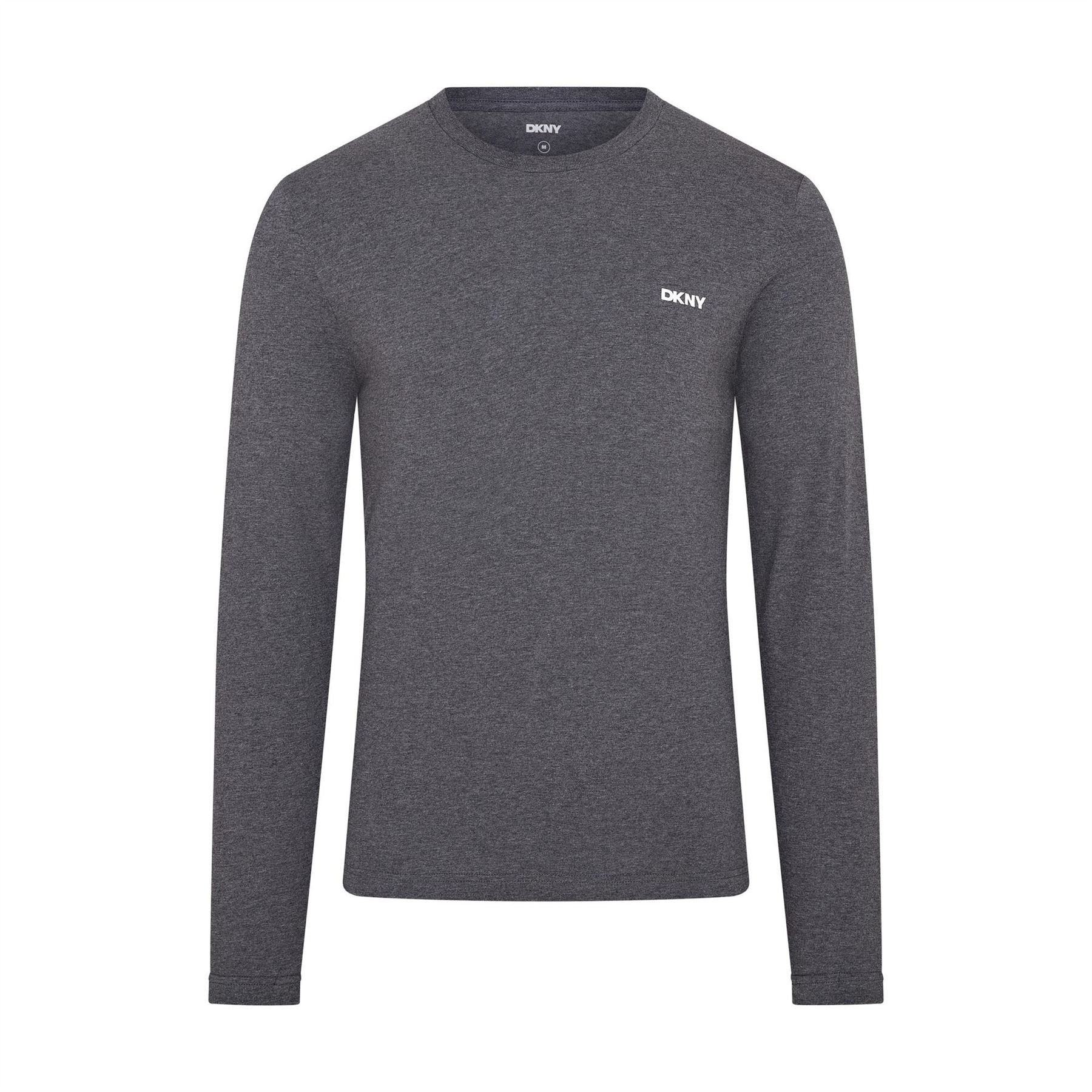DKNY Mens 3 Pack Long Sleeve T-Shirt Warriors