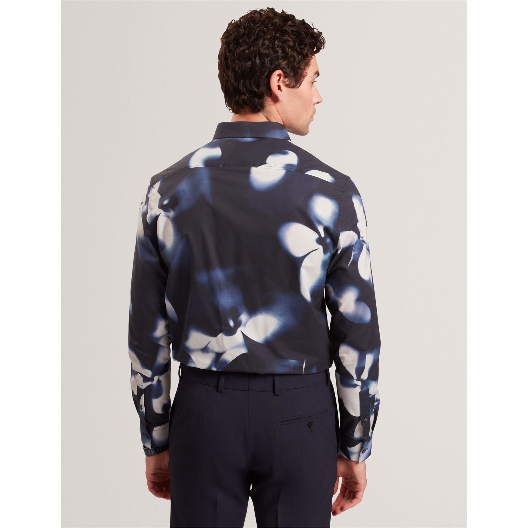 Ted Baker Long Sleeve Floral Patterned Shirt