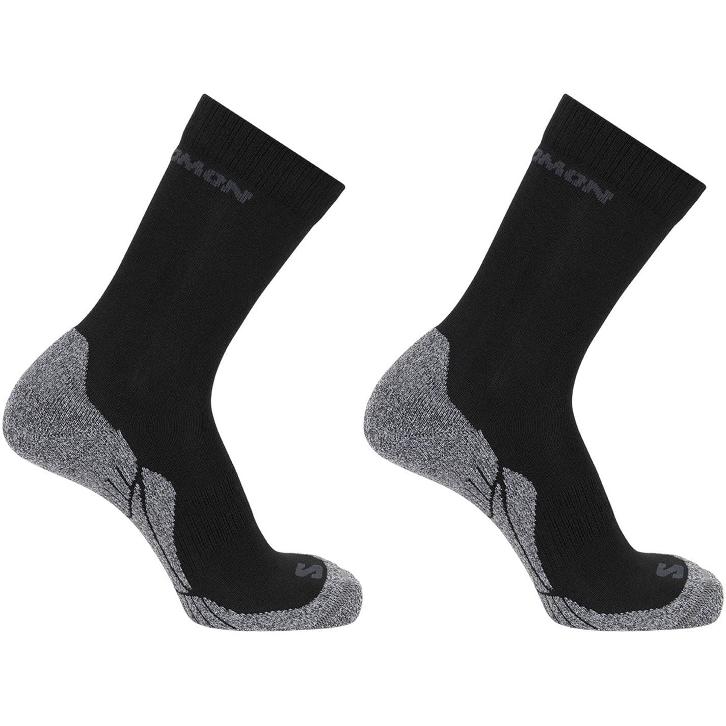 Salomon Crew 2 Pack Walking Socks Mens