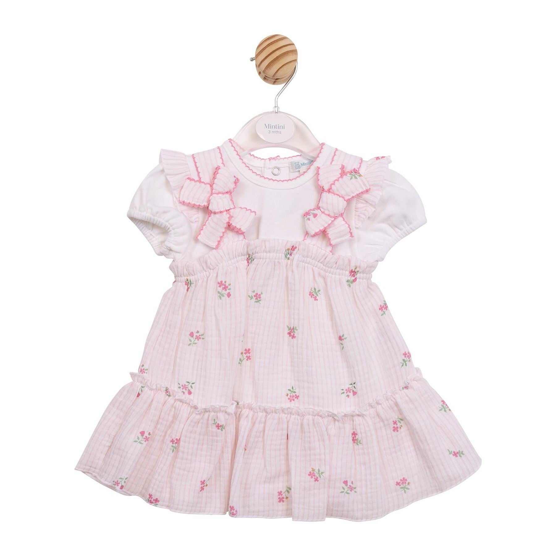 Mintini Baby Top  And  Sundress Bubble Dress