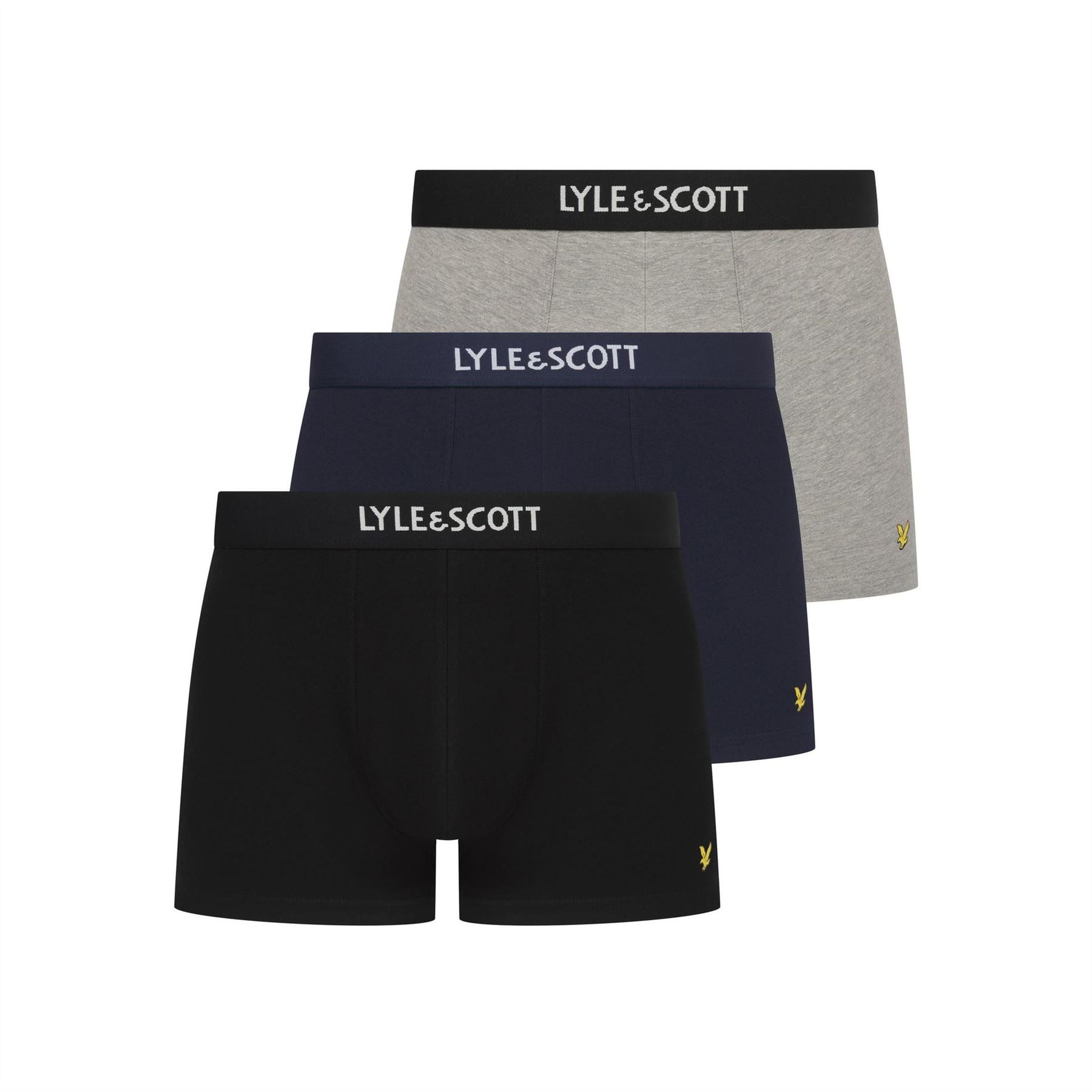 Lyle and Scott  And  Scott Devon 3 Pack Underwear Trunks
