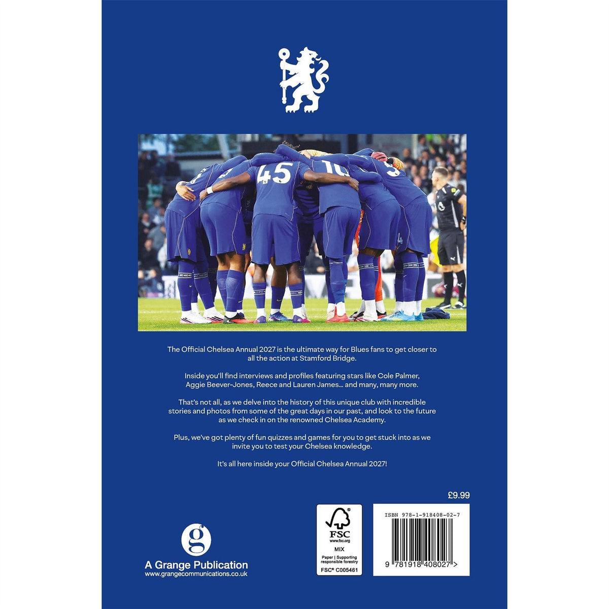 Grange Team Calendars