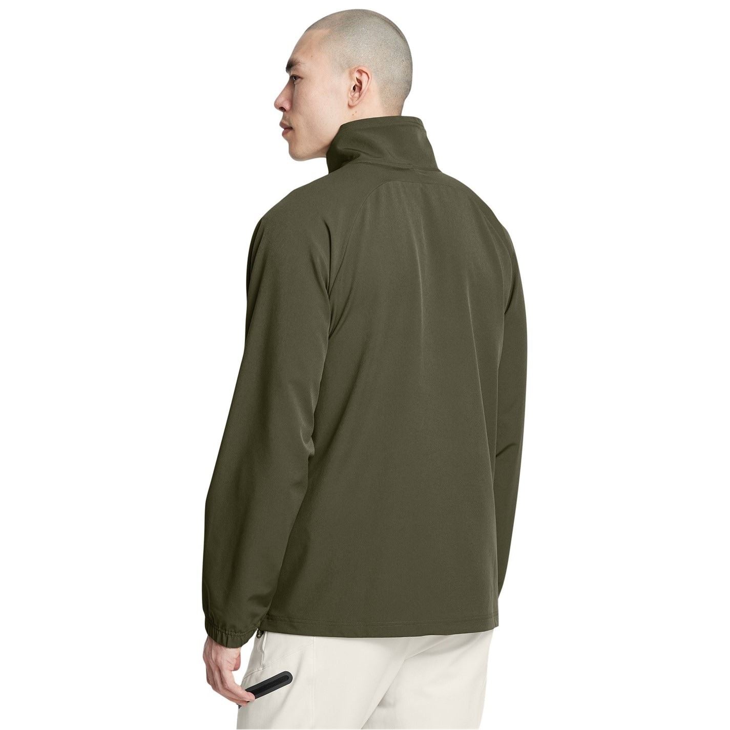 Under Armour Unstoppable Solid Patterned Anorak Jacket with Drawstring