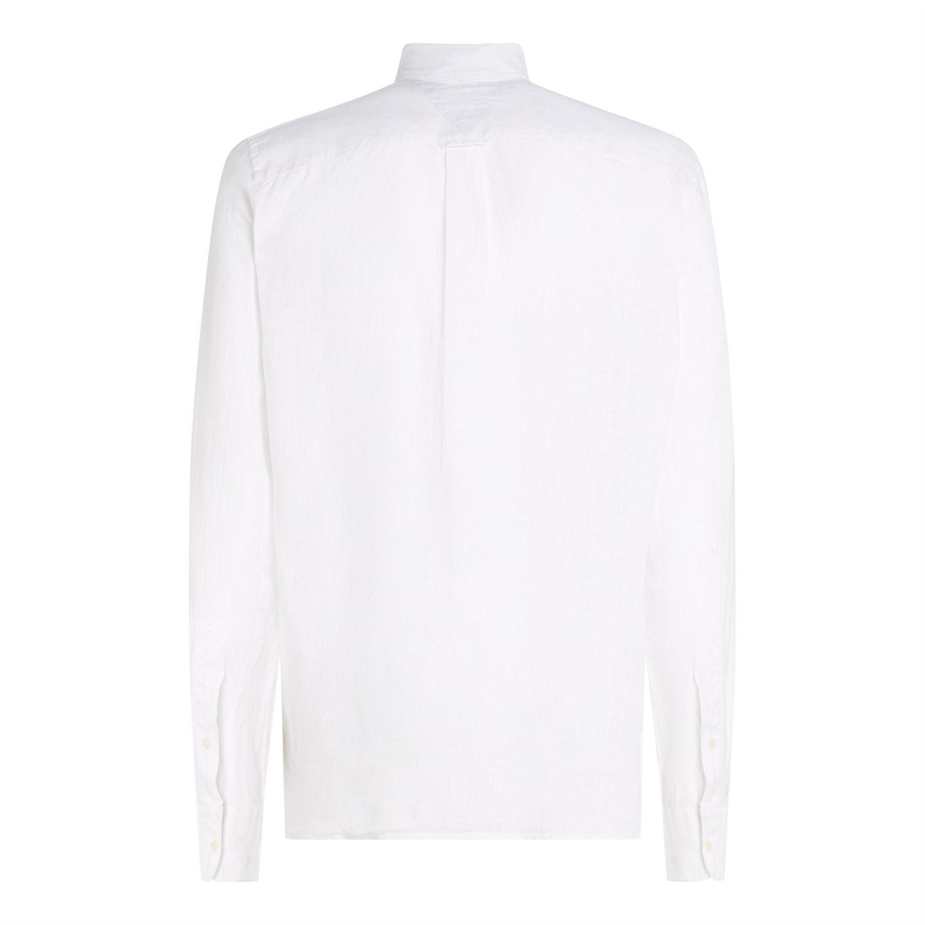 Tommy Hilfiger Pigment Dyed Long Sleeve Plain Shirt