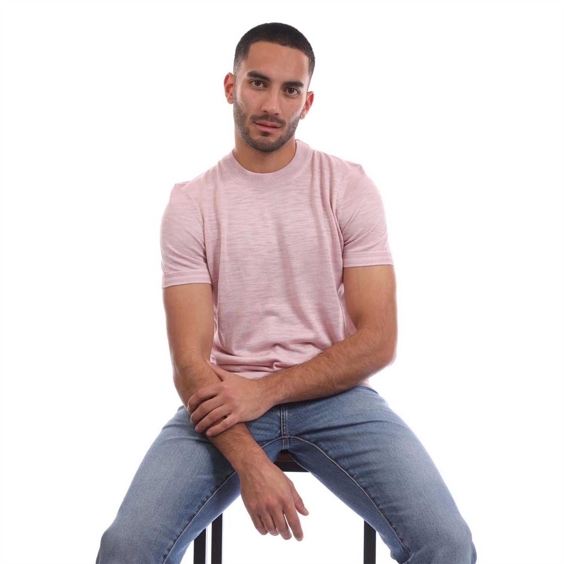 Boss Crew Neck Short Sleeve Sweatshirt