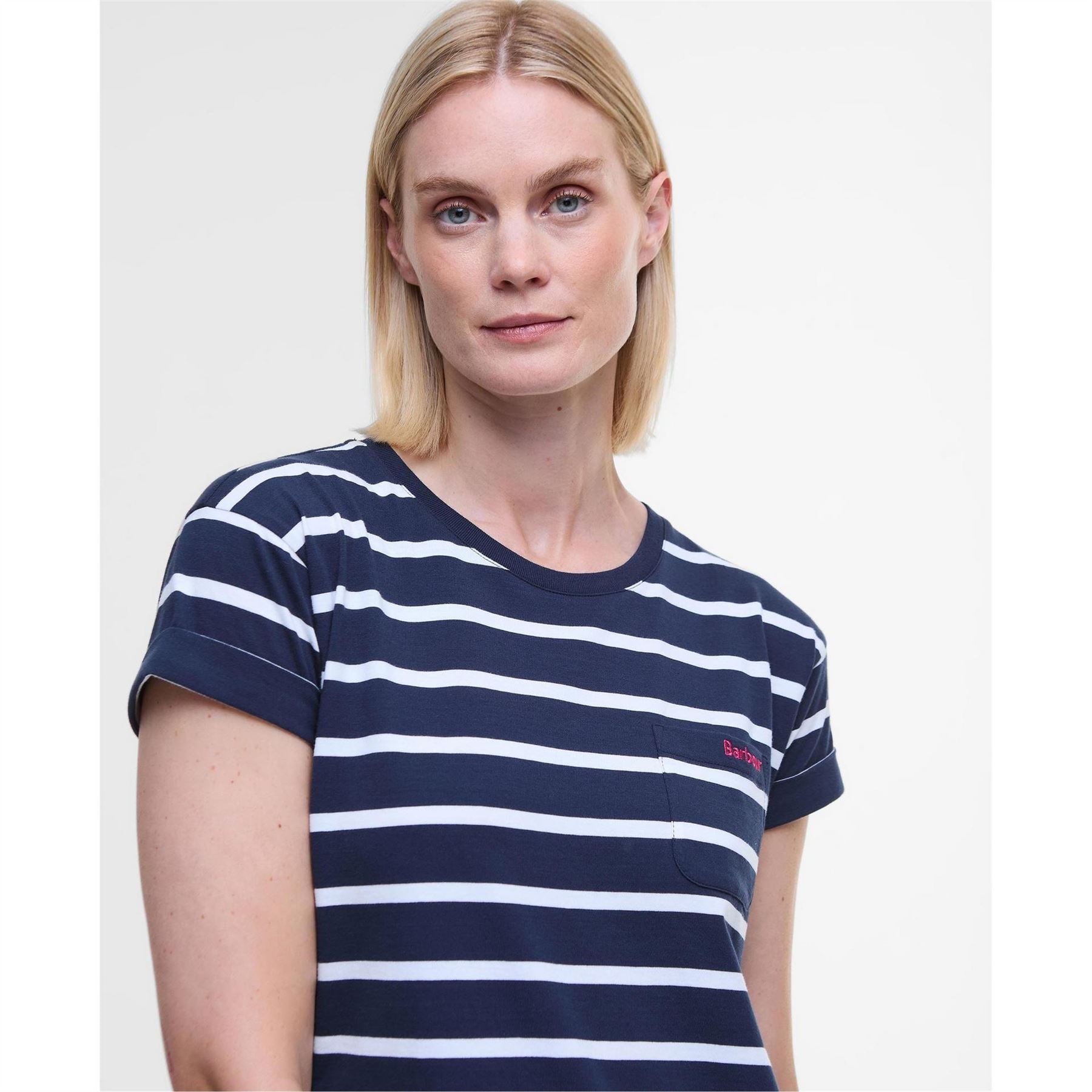 Barbour Striped Midi Dress