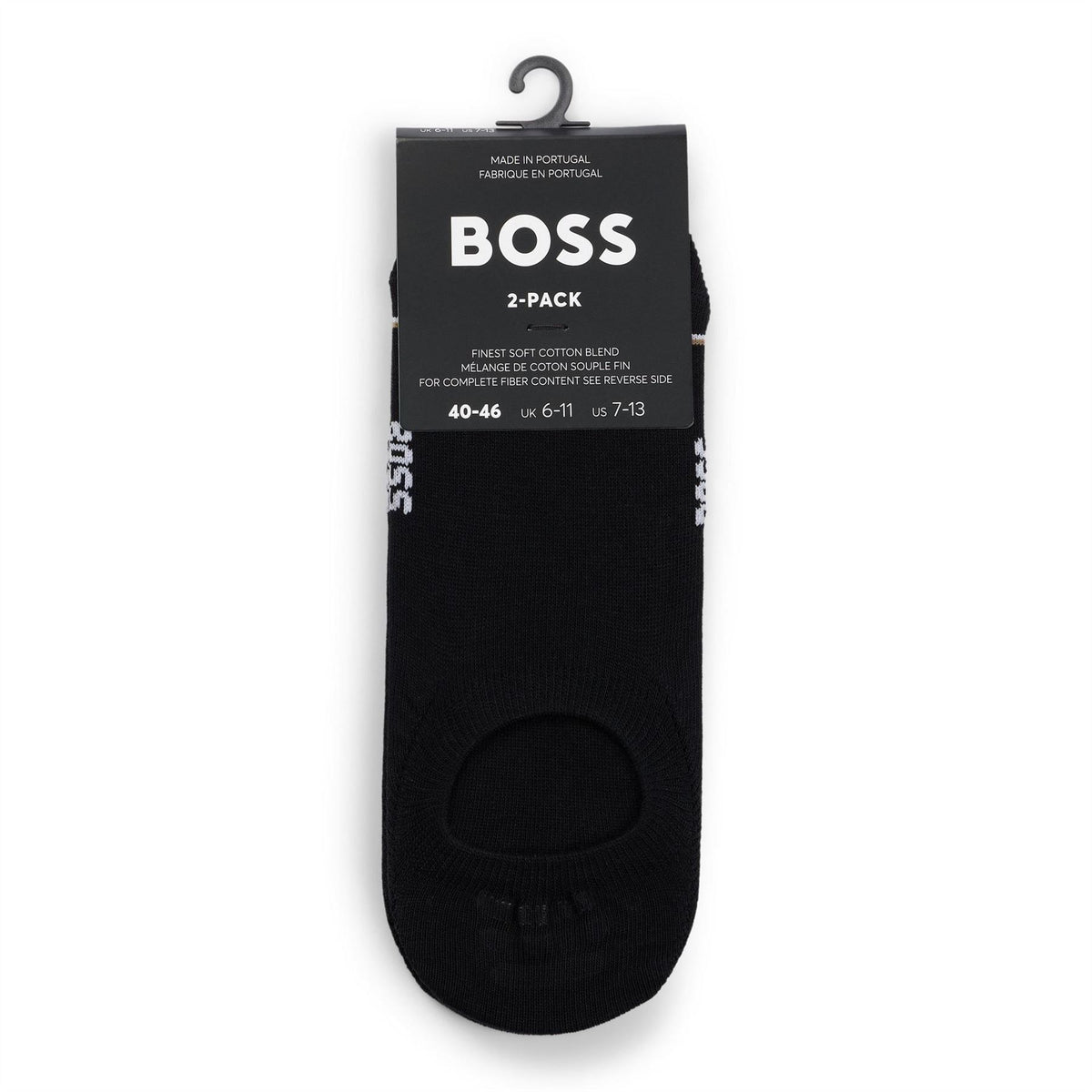 Boss BOSS Bodywear 2 Pack Low Socks with Logo Detail