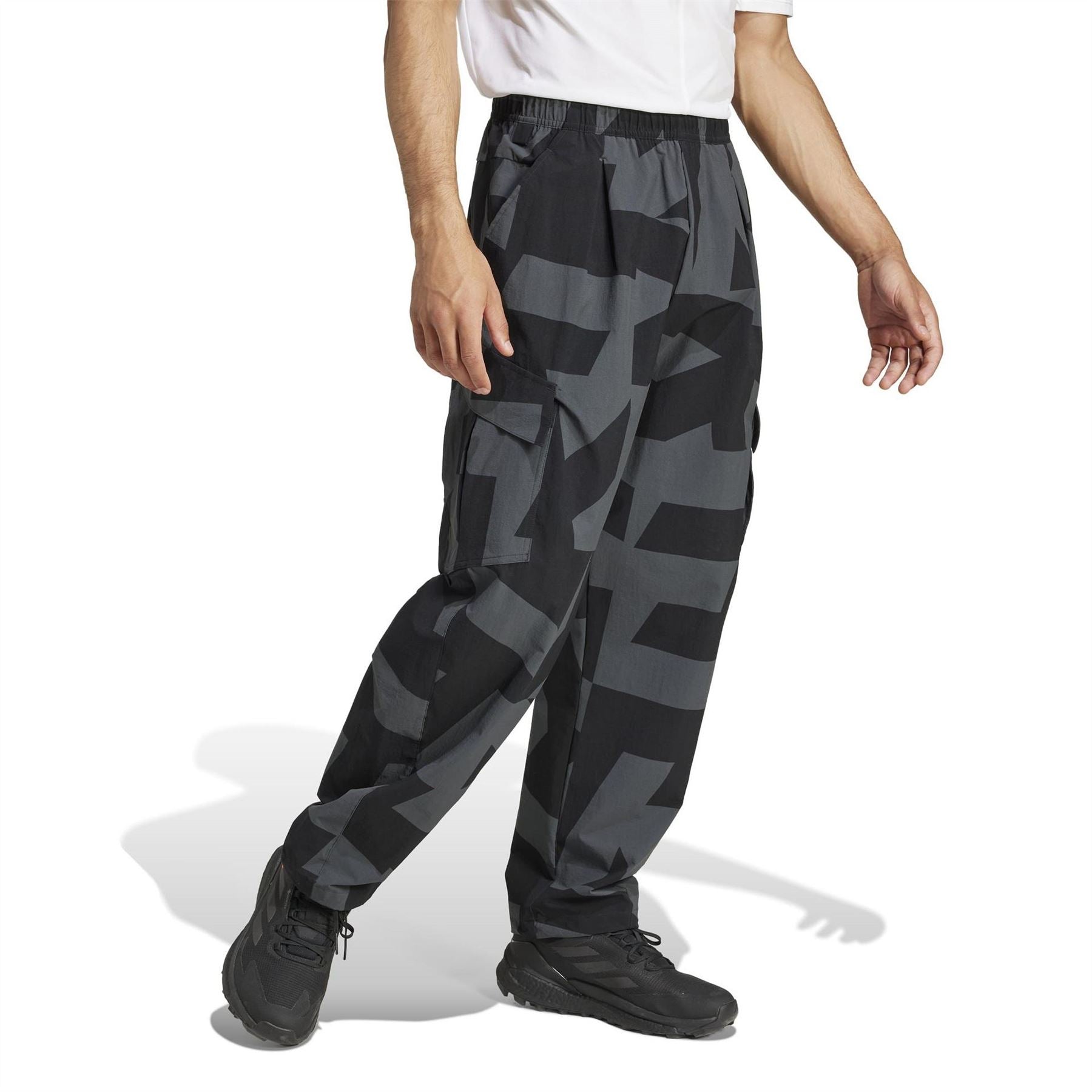 adidas Mens Terrex Xploric Printed Cargo Joggers