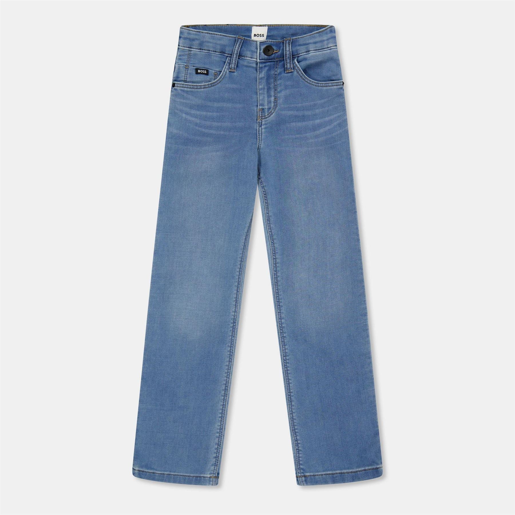 Boss Durable Denim Straight Leg Jeans