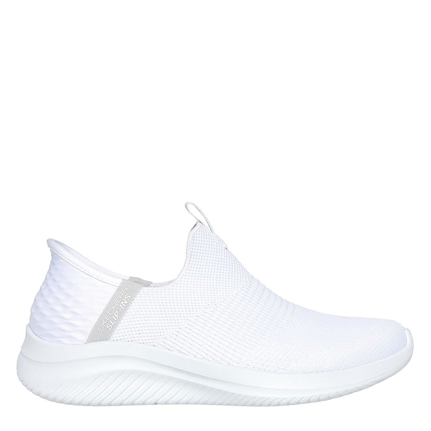Skechers Engineered Stretch Knitted Slip On Low Top Trainers