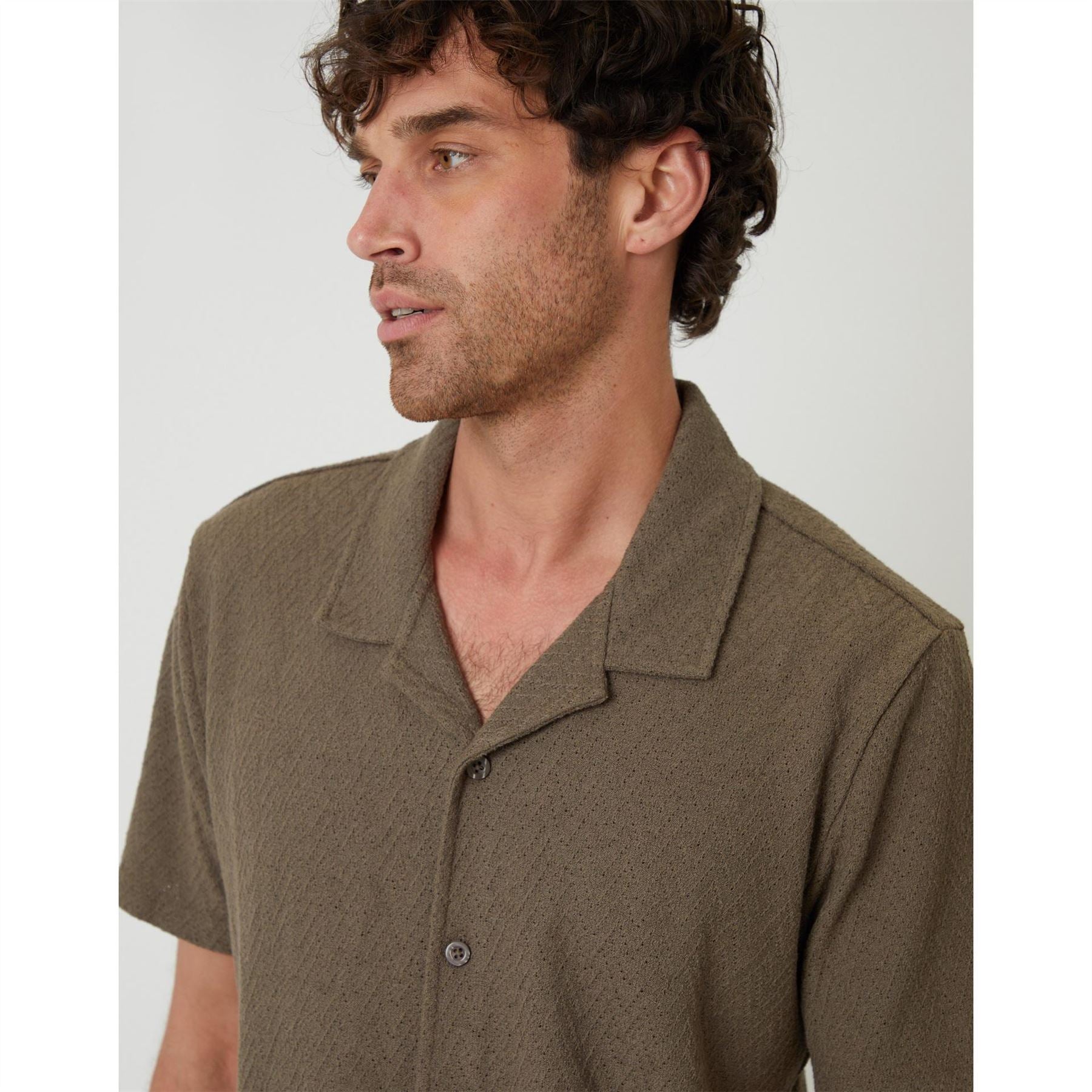 Threadbare Selkirk Relaxed Fit Short Sleeve Shirt