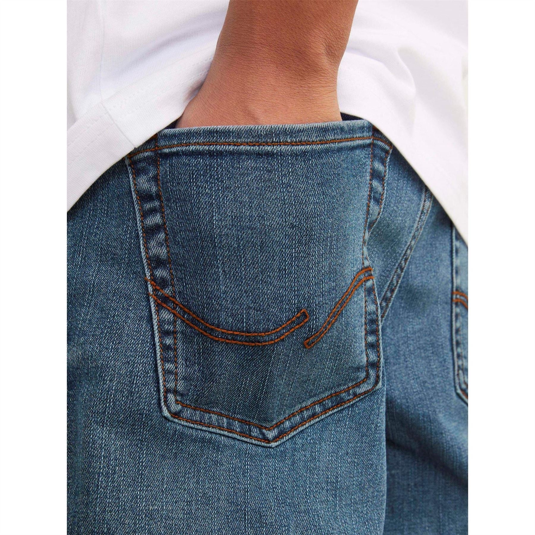 Jack and Jones Clark Junior Wide Leg Jeans