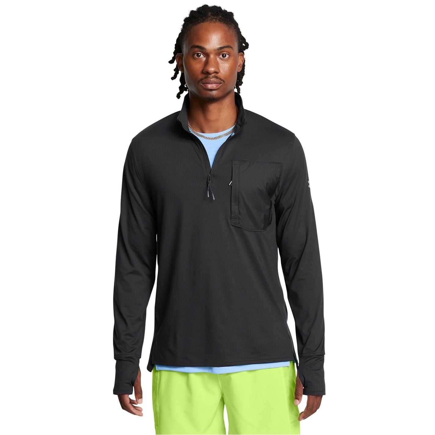 Under Armour Trail Zip Neck Long Sleeve Competition T-Shirt