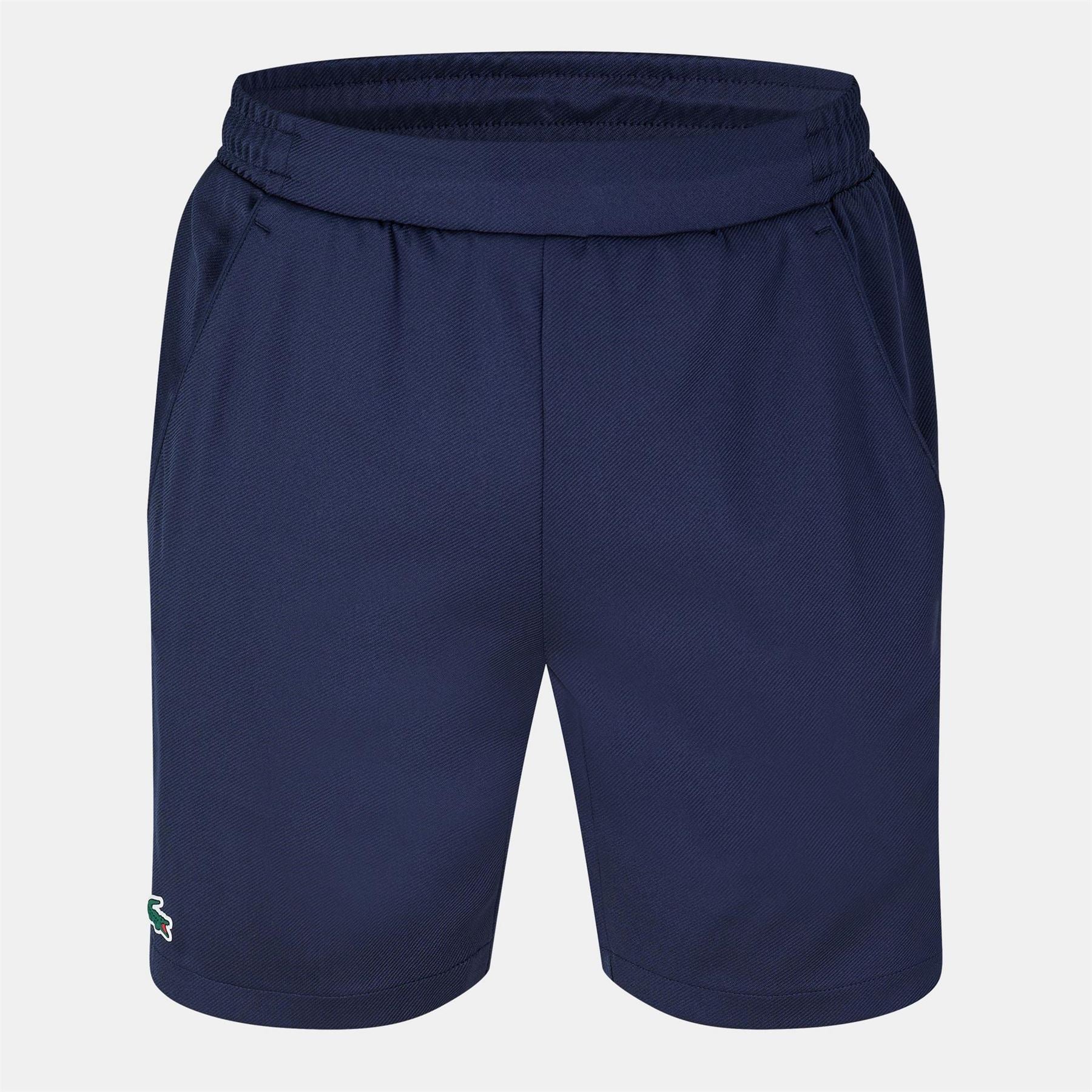 Lacoste Solid Bermuda Shorts with Elasticated Waistband