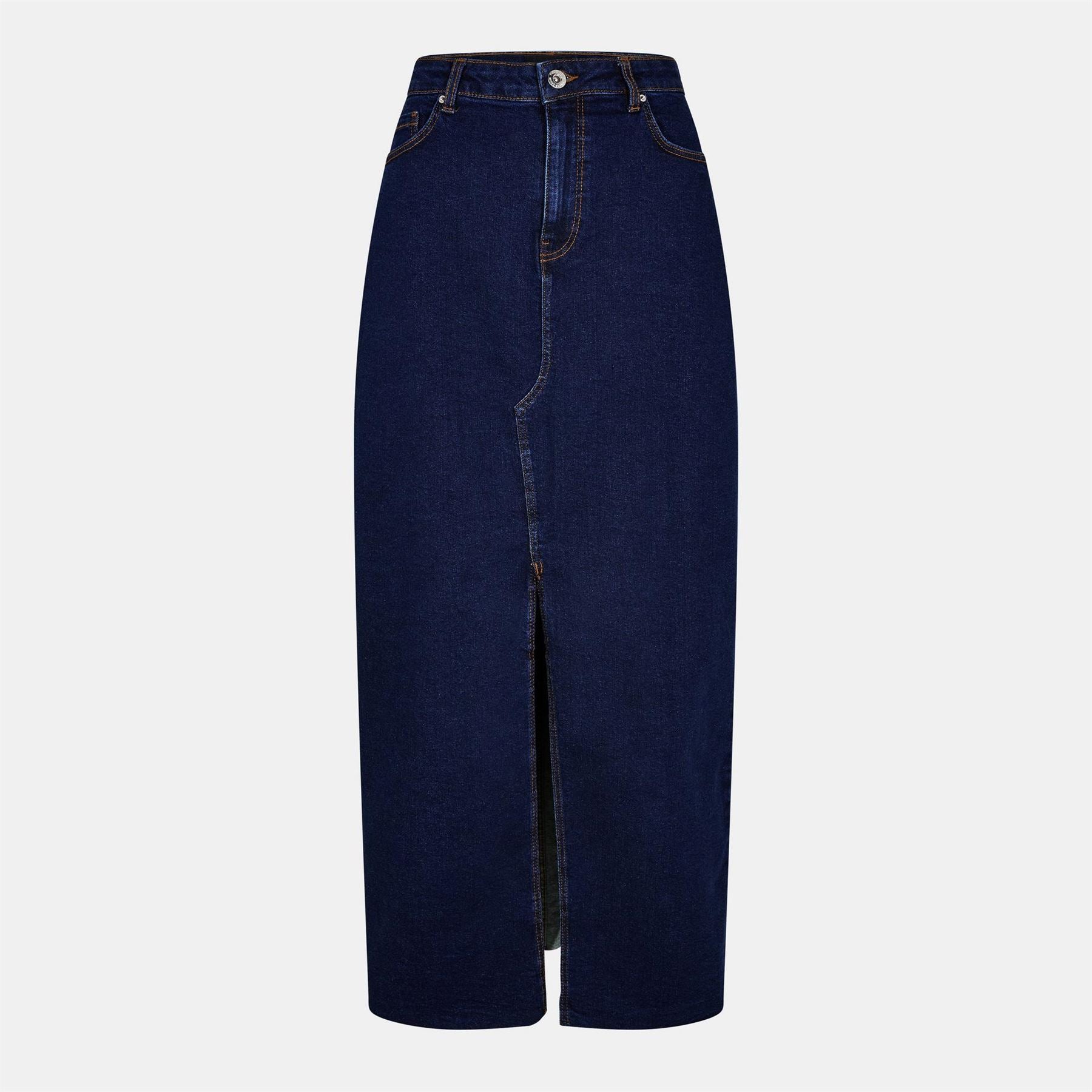Pieces Skirt Fem Wov Midi Pencil Skirt