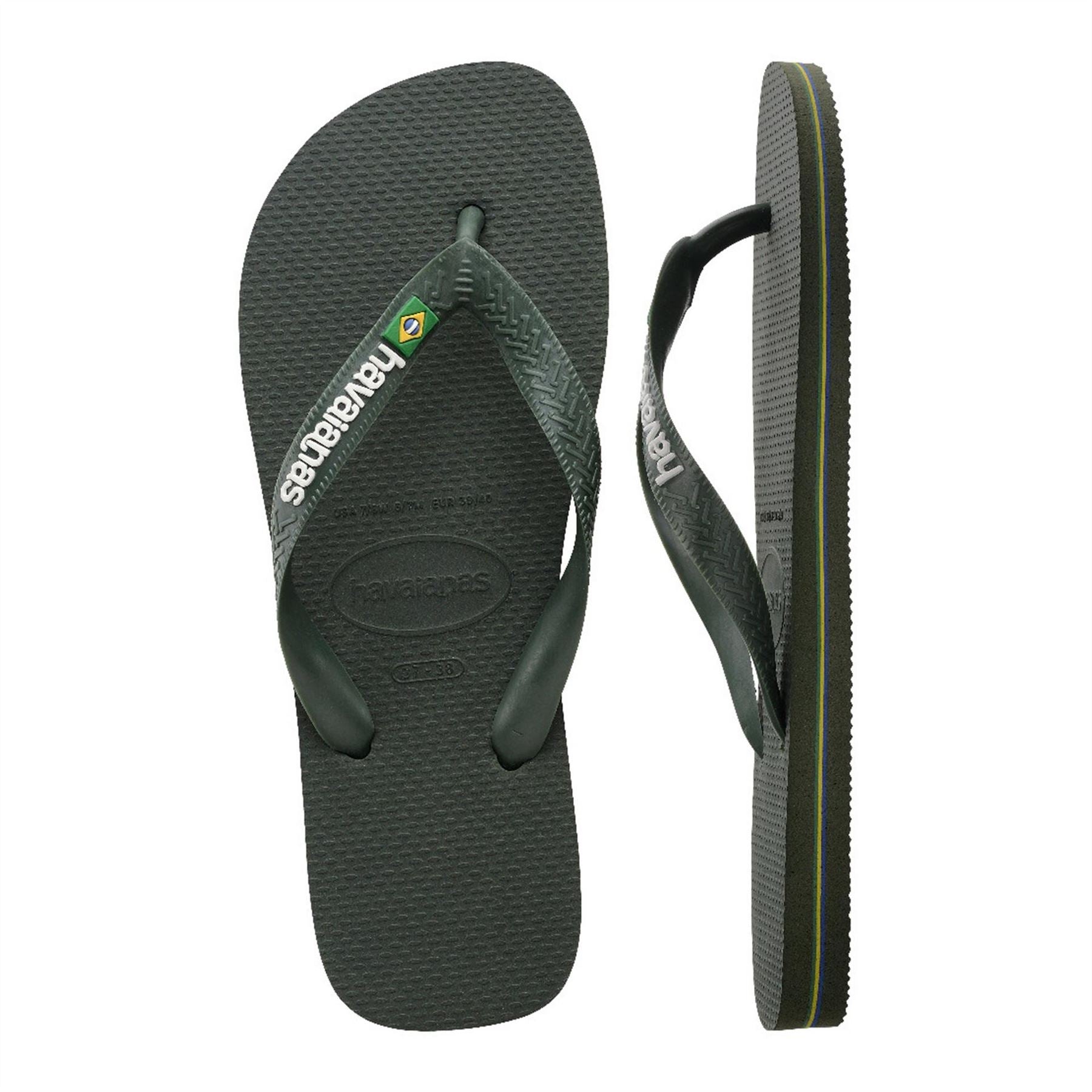 Havaianas Brasil Logo Flip Flops