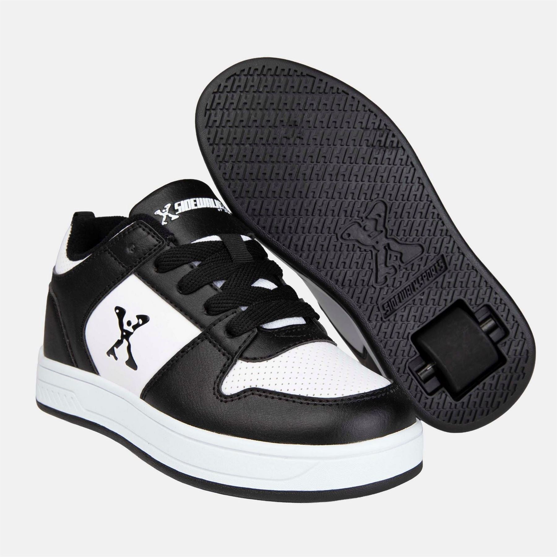 Sidewalk Sport Sports Rider Black  White Boy