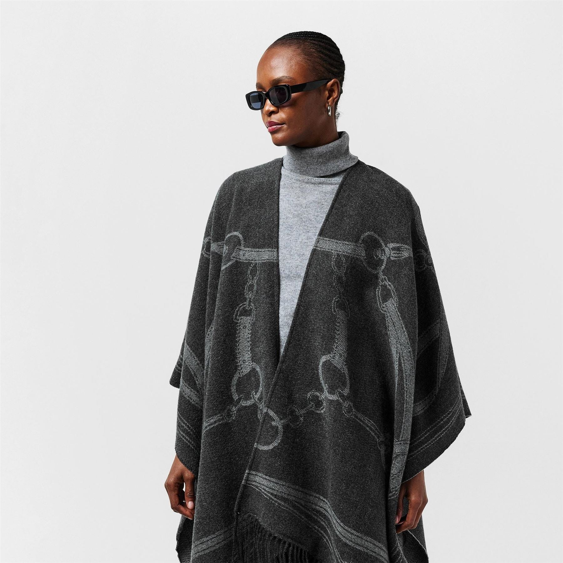 Lauren by Ralph Lauren Oversize Fit Cape Sleeve Top