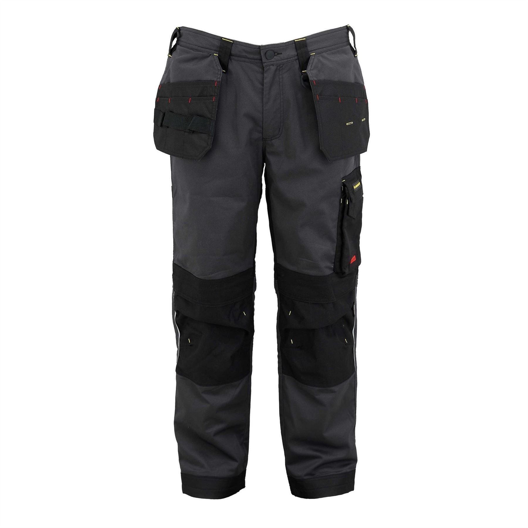Dunlop Solid Multi-Pocket Straight Workwear Trousers