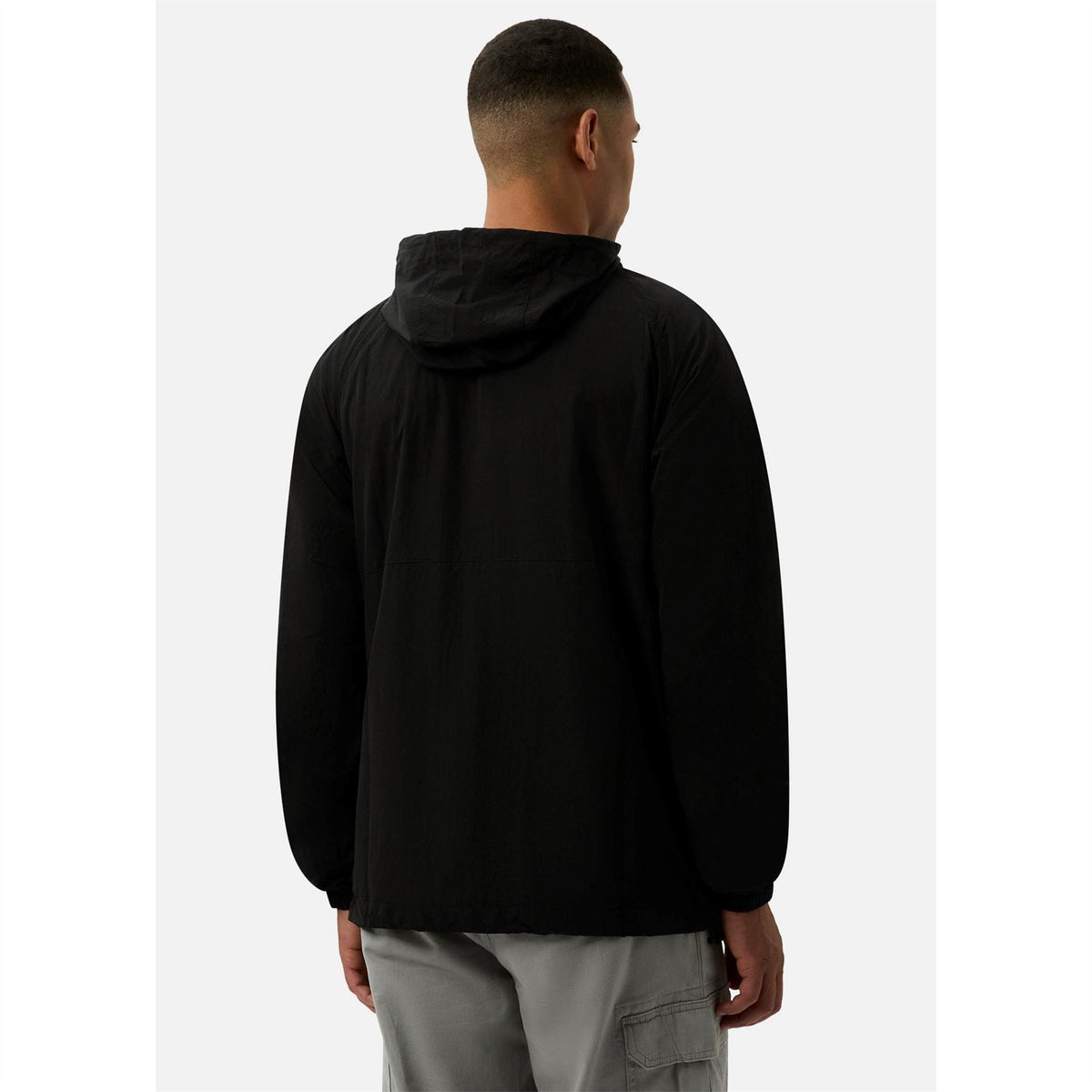Patrick Chapman Hooded Solid Patterned Field Jacket