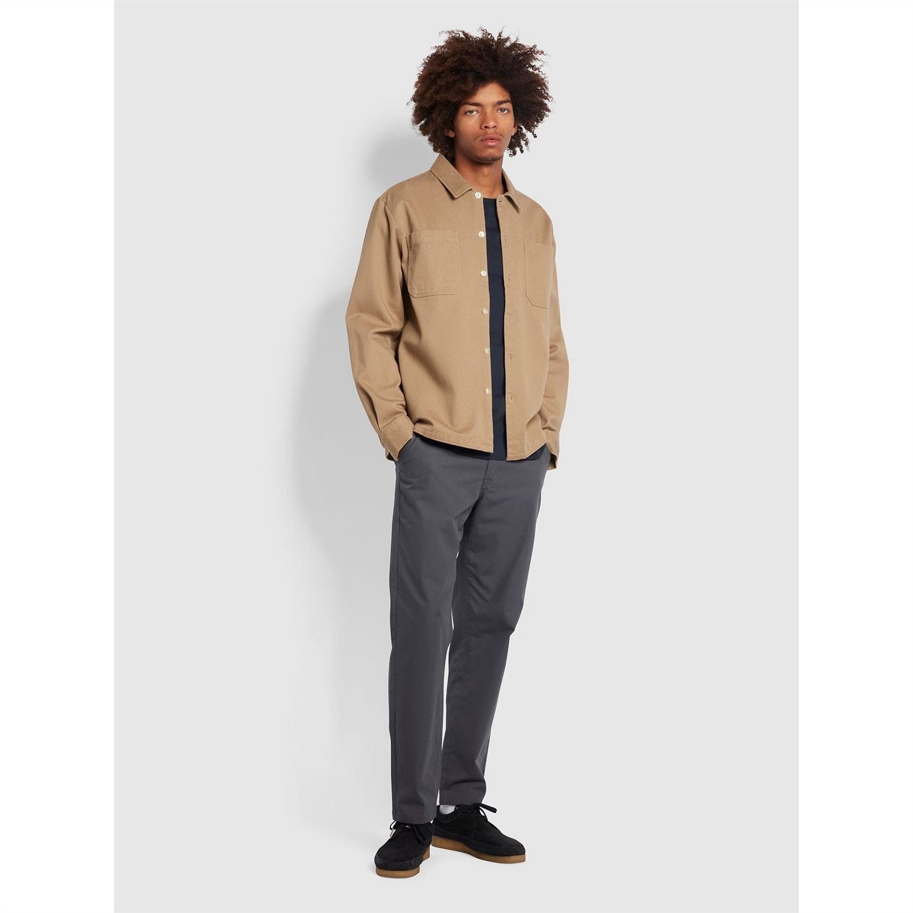 Farah Alexander Regular Fit Circular T-Shirt