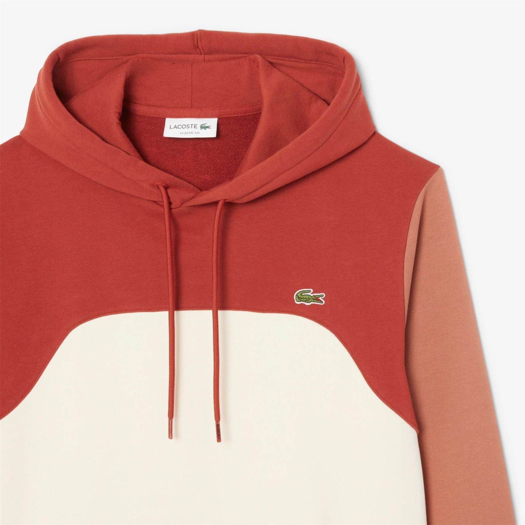 Lacoste Fit Colour Block Hooded Sweatshirt