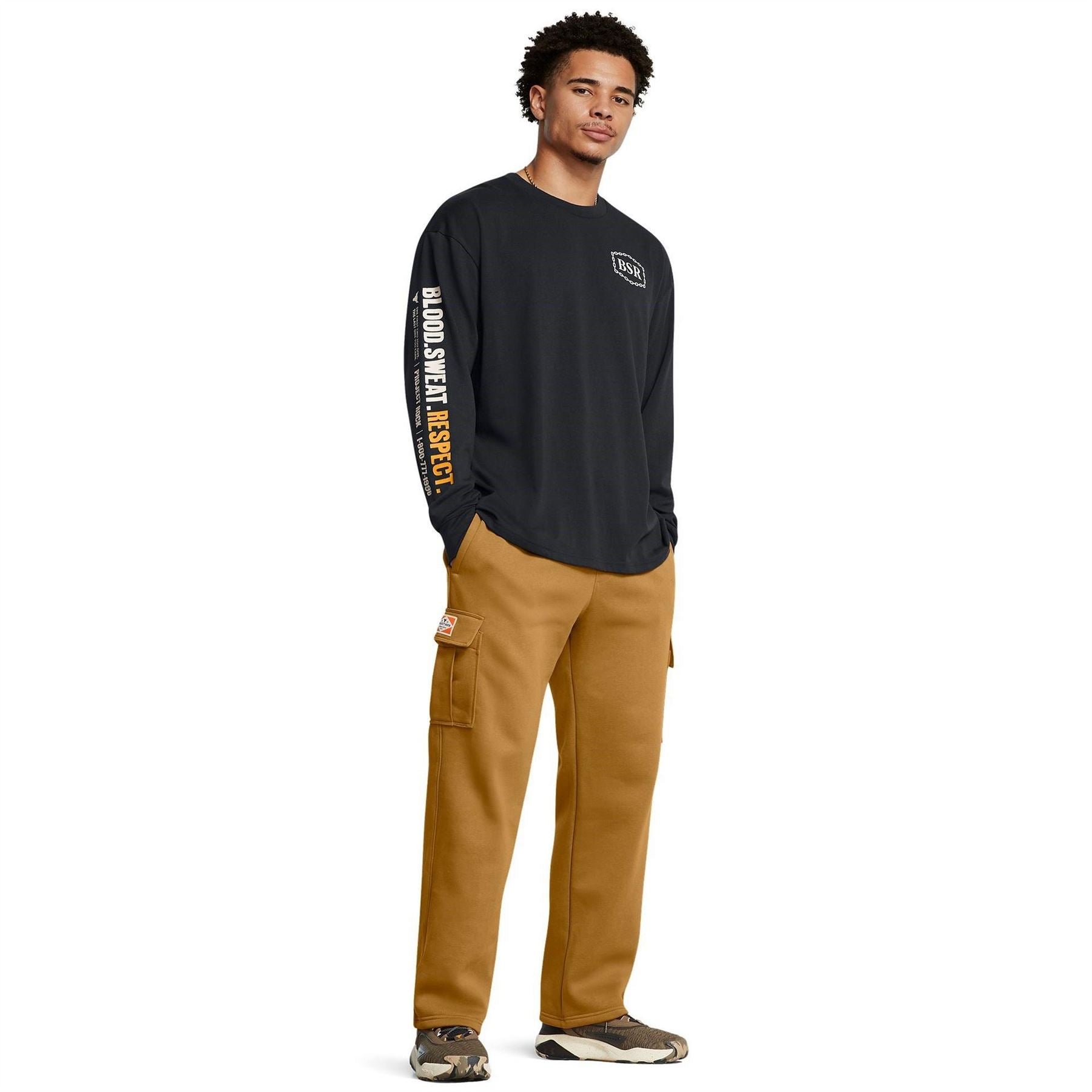 Under Armour PR Icon Open Hem Fleece Joggers