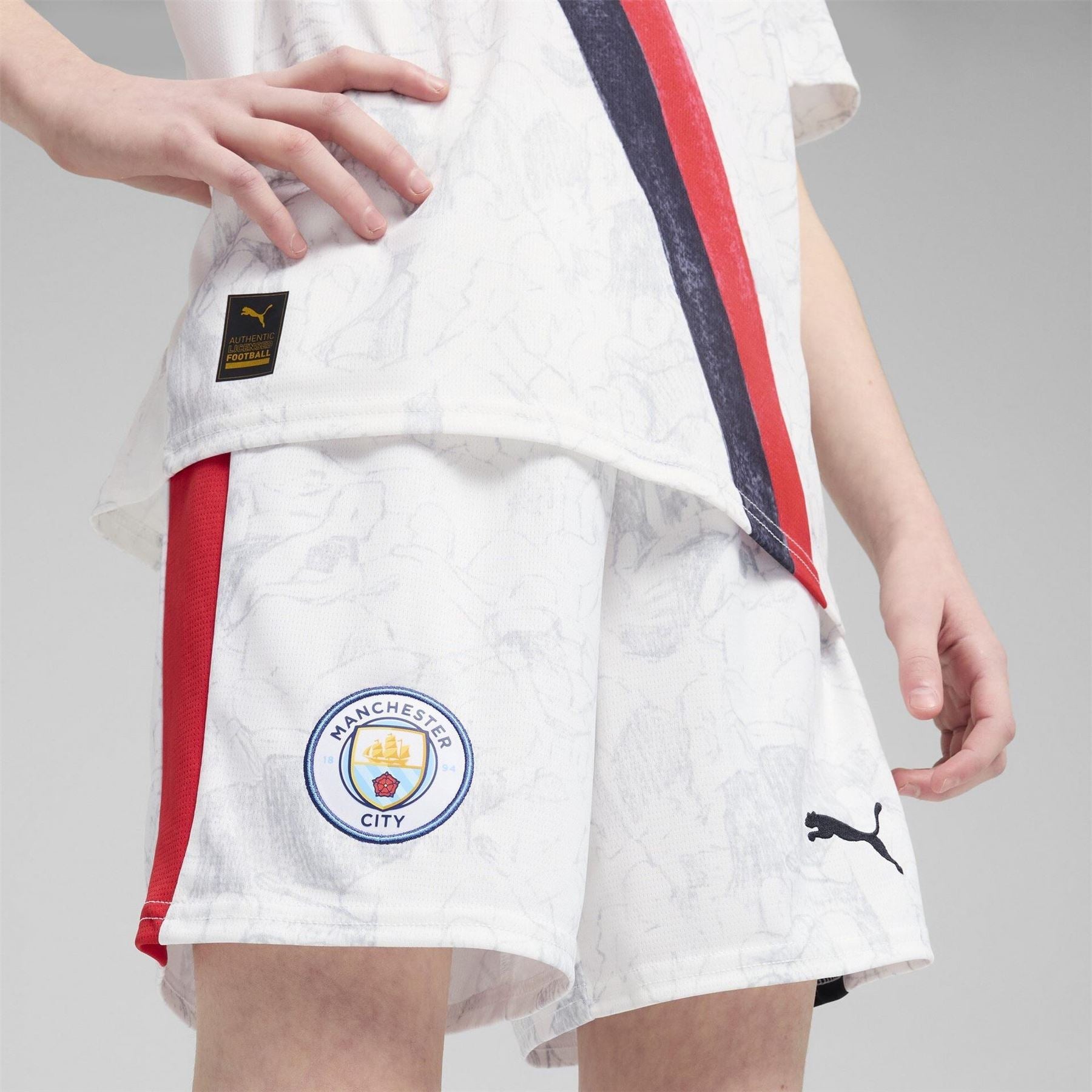 Puma X Kidssuper Manchester City Third Shorts 2025 2026 Juniors