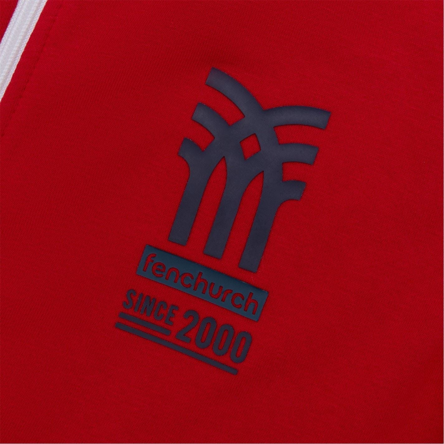 Fenchurch Printed Logo Hooded Neck Regular Fit Sweatshirt