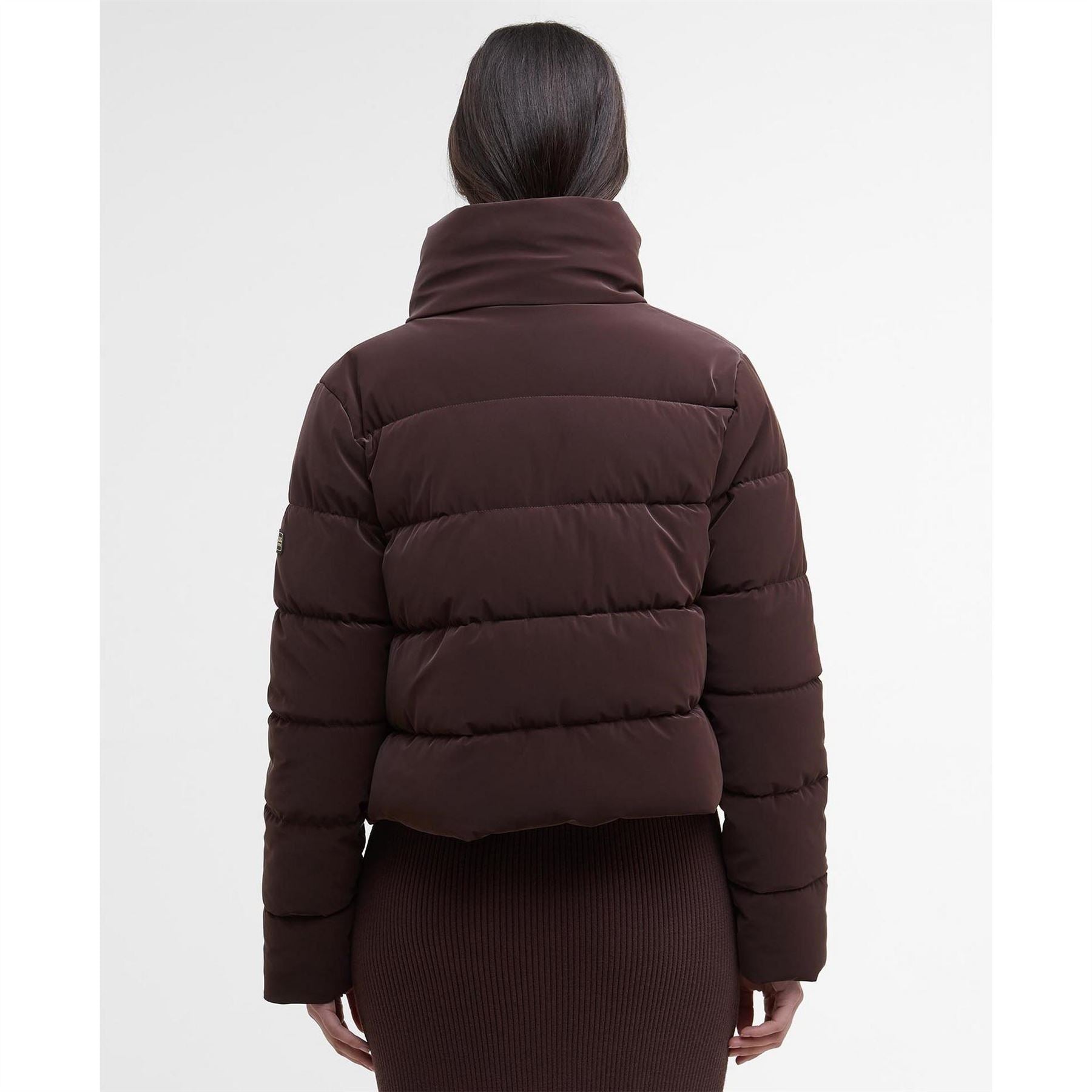 Barbour International Velvet Puffer Jacket