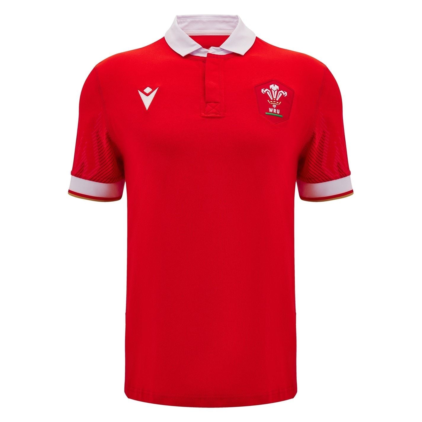 Macron Mens Welsh Rugby Union Home Shirt 2024 Womens