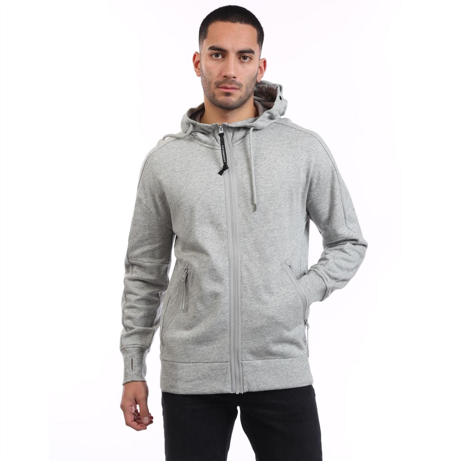 CP Company Raised Fleece Goggle Zip Hoodie