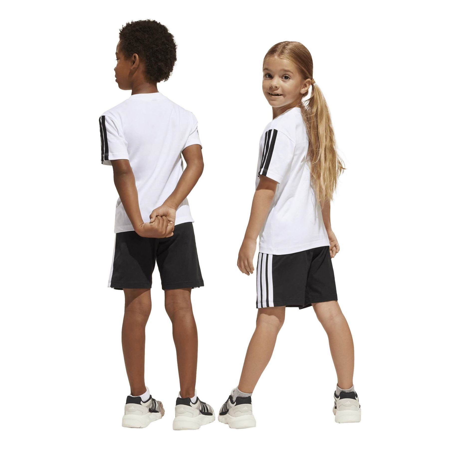 adidas 3s Ess Short Sleeve T-Shirt and Short Set