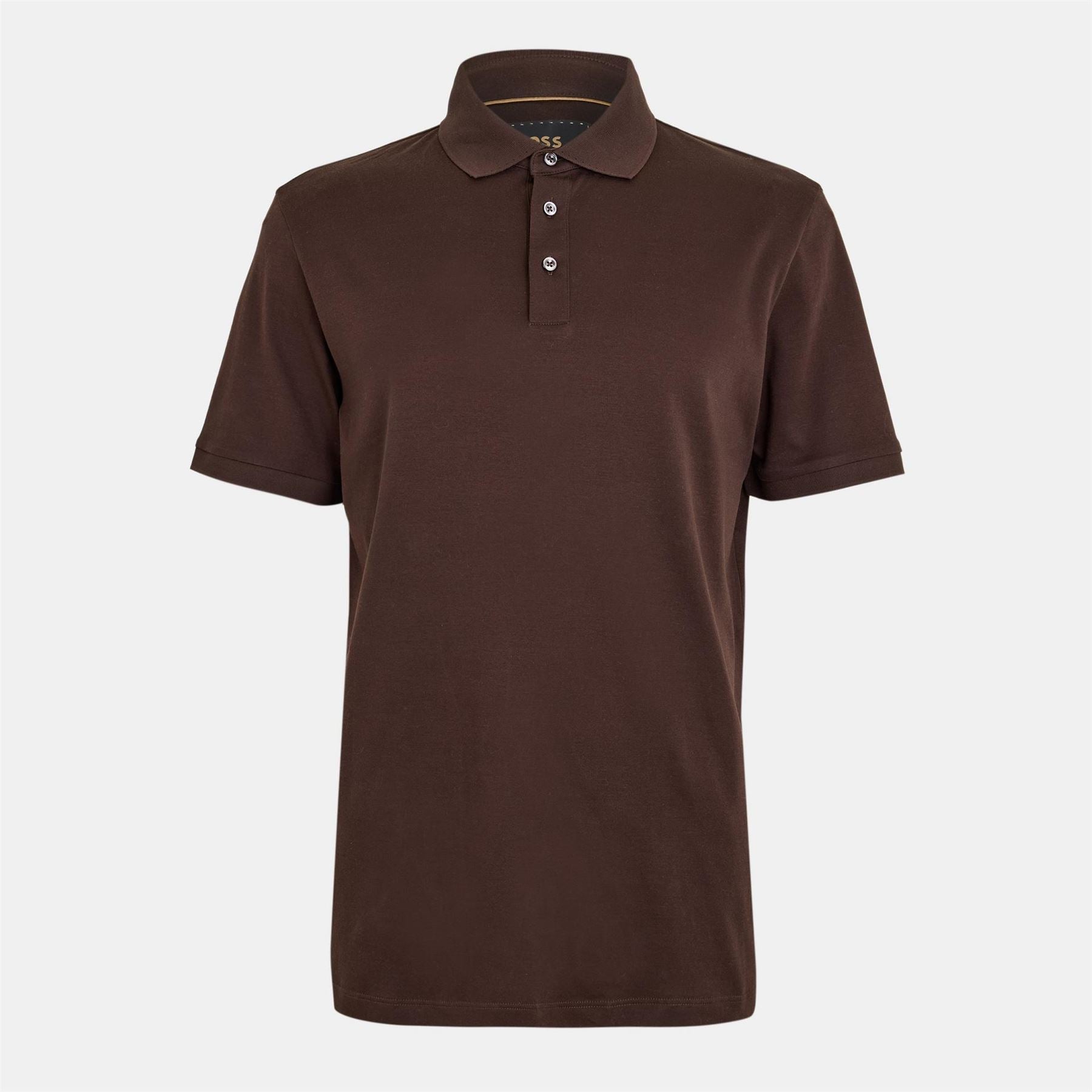 Boss Collared Neck Short Sleeve Regular Fit Shirt