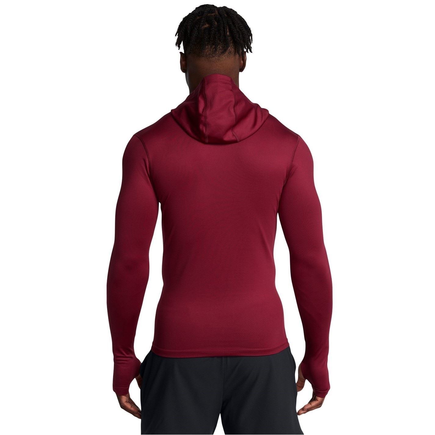 Under Armour Hooded Neck Long Sleeve Thumb Hole Sweatshirt