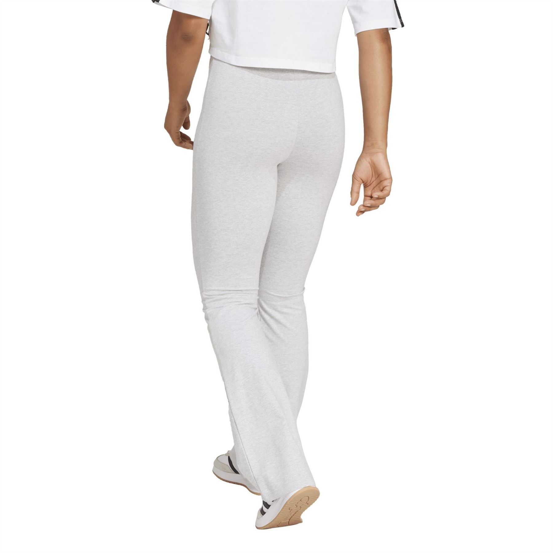 adidas Womens Essentials Logo Flared Leggings