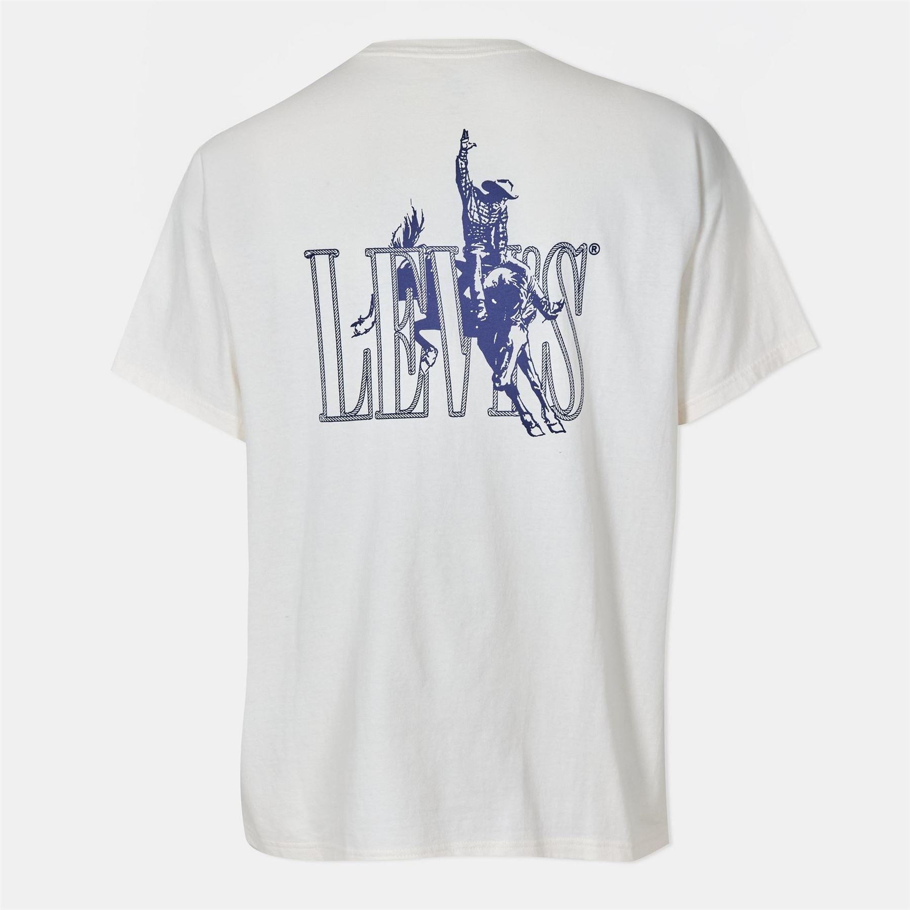 Levis Serif Cowboy Crew Neck Short Sleeve T-Shirt
