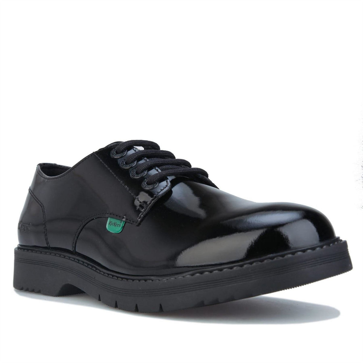Kickers Finley Lace Up Patent Shoes