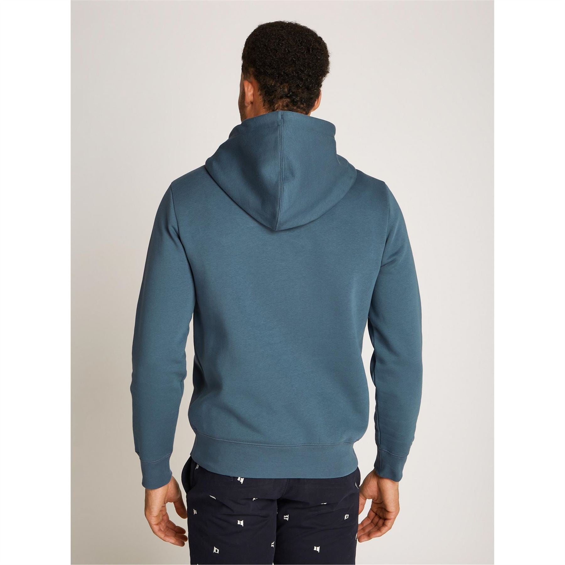 Tommy Hilfiger Hooded Logo Print Regular Fit Sweatshirt